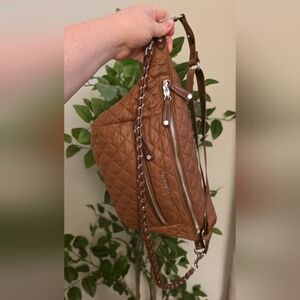 MZ Wallace Crosby Crossbody Sling in Terracotta